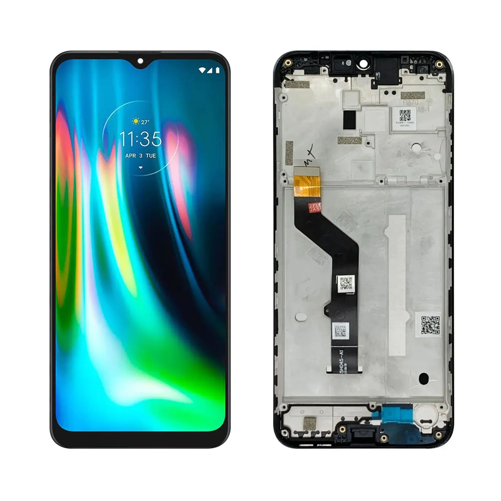 (CAIXA 007) G9 PLAY/ E7 PLUS PRETO C/ARO NN 