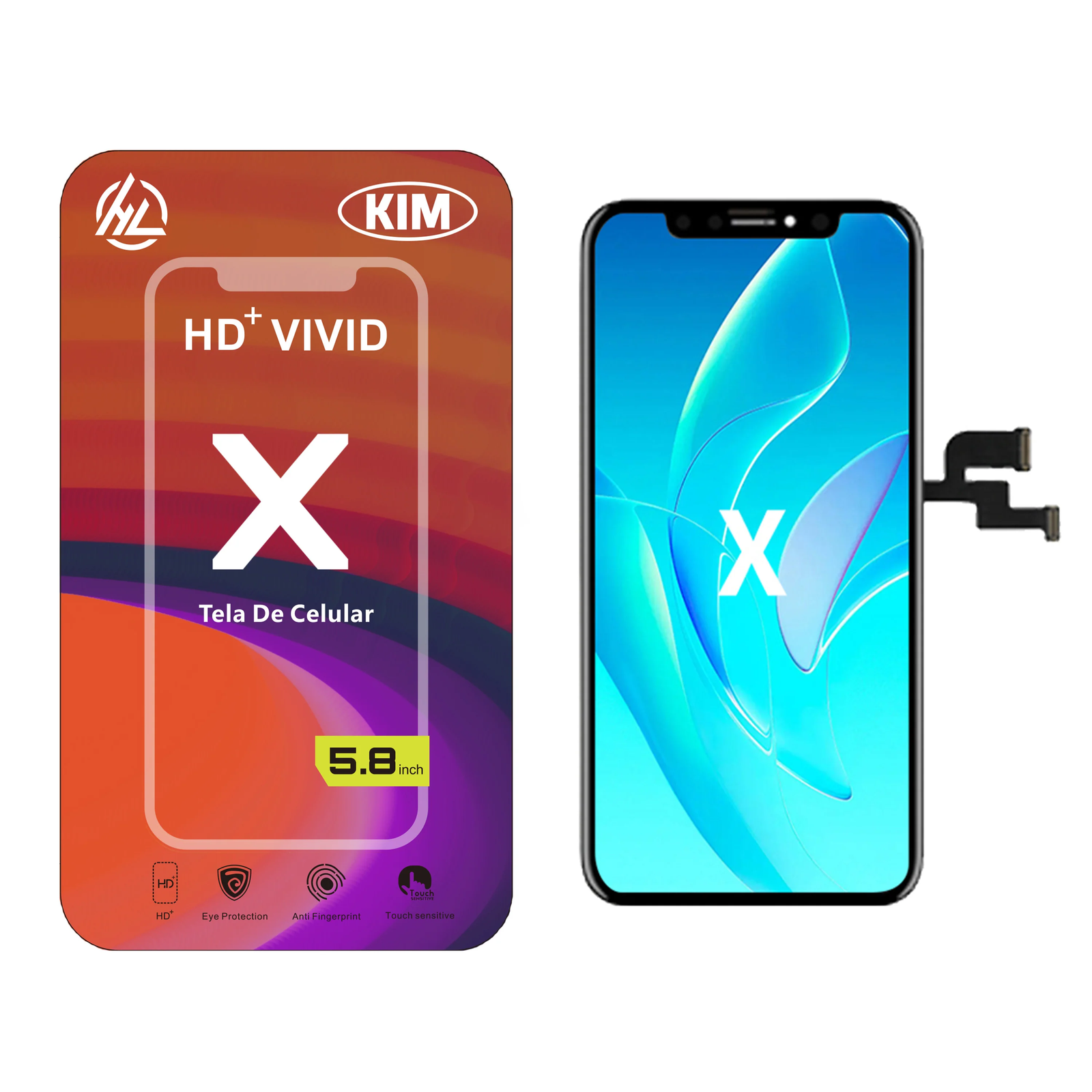(CAIXA 060) IPHONE X HD GENIOUX 