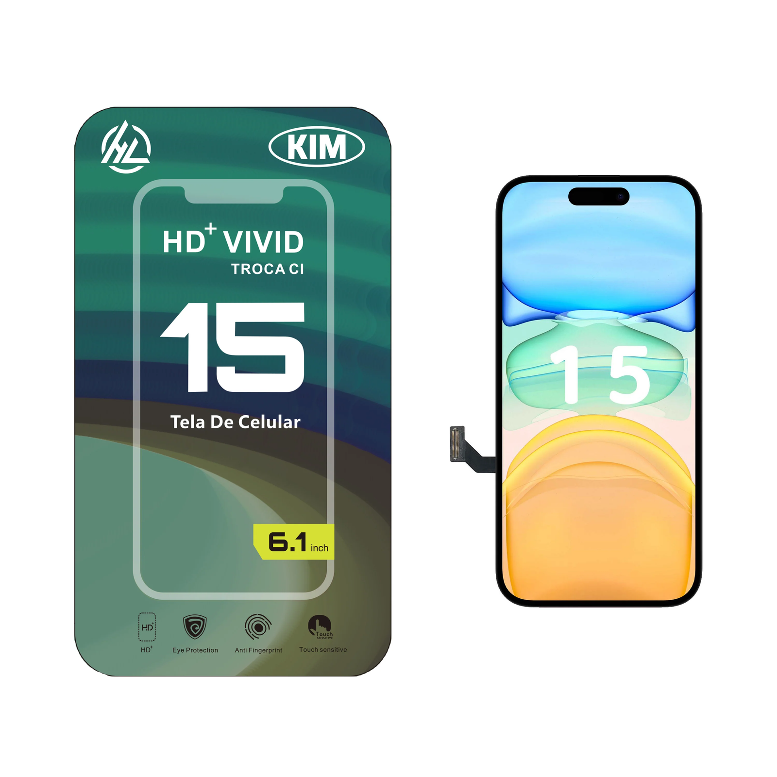 (CAIXA 071) IPHONE 15 VIVID HD