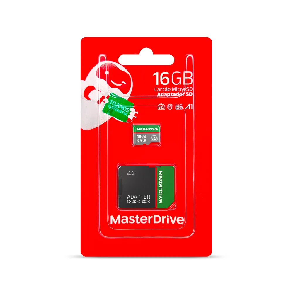CARTÃO DE MEMÓRIA 16GB MASTER DRIVE