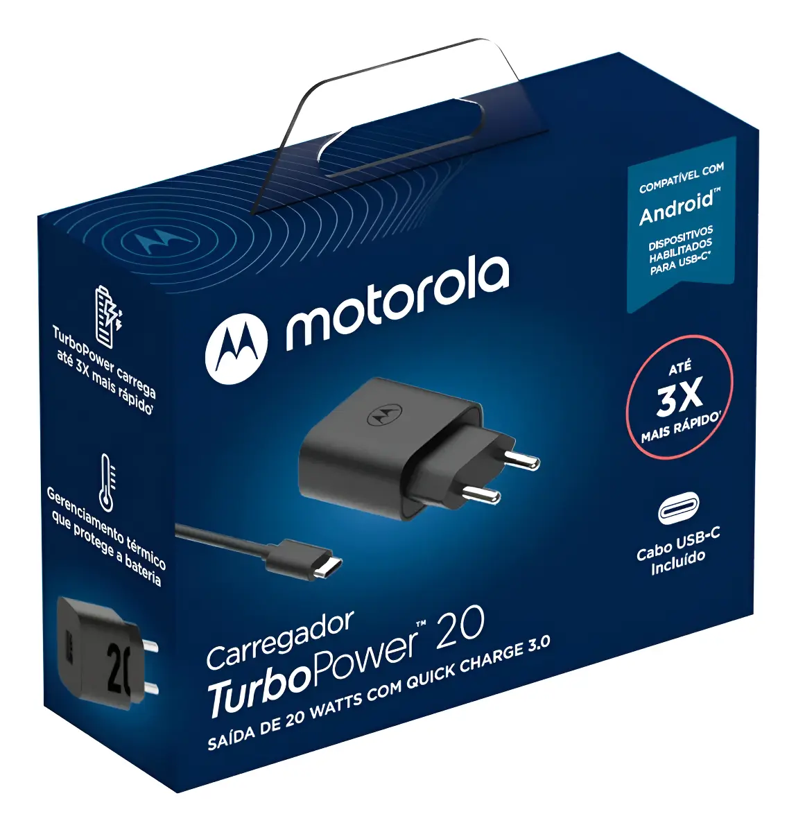 CARREGADOR MOTOROLA TURBO T-C