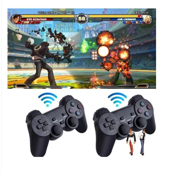 Game Stick 4k 10mil Jogos Retro 2 Controles Sem Fio