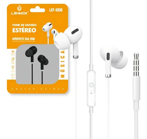 FONE SAQUINHO ESTEREO LEF1006