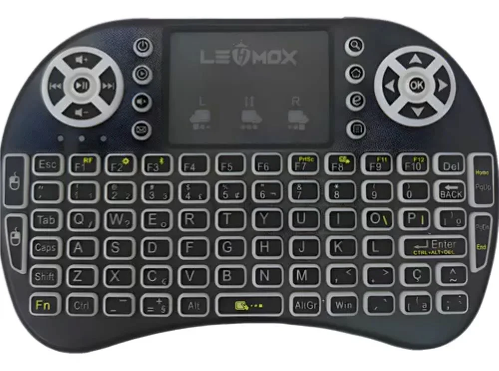 mini teclado de tv box lehmox