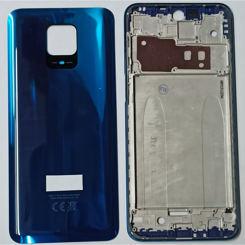 (CAIXA 022) NOTE 9S/NOTE 9 PRO AZUL/PRATA C/ARO 