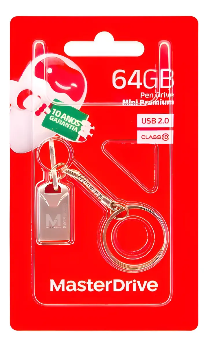 PENDRIVE MINI CHAVERO 64GB PREMIUM MASTER DRIVE