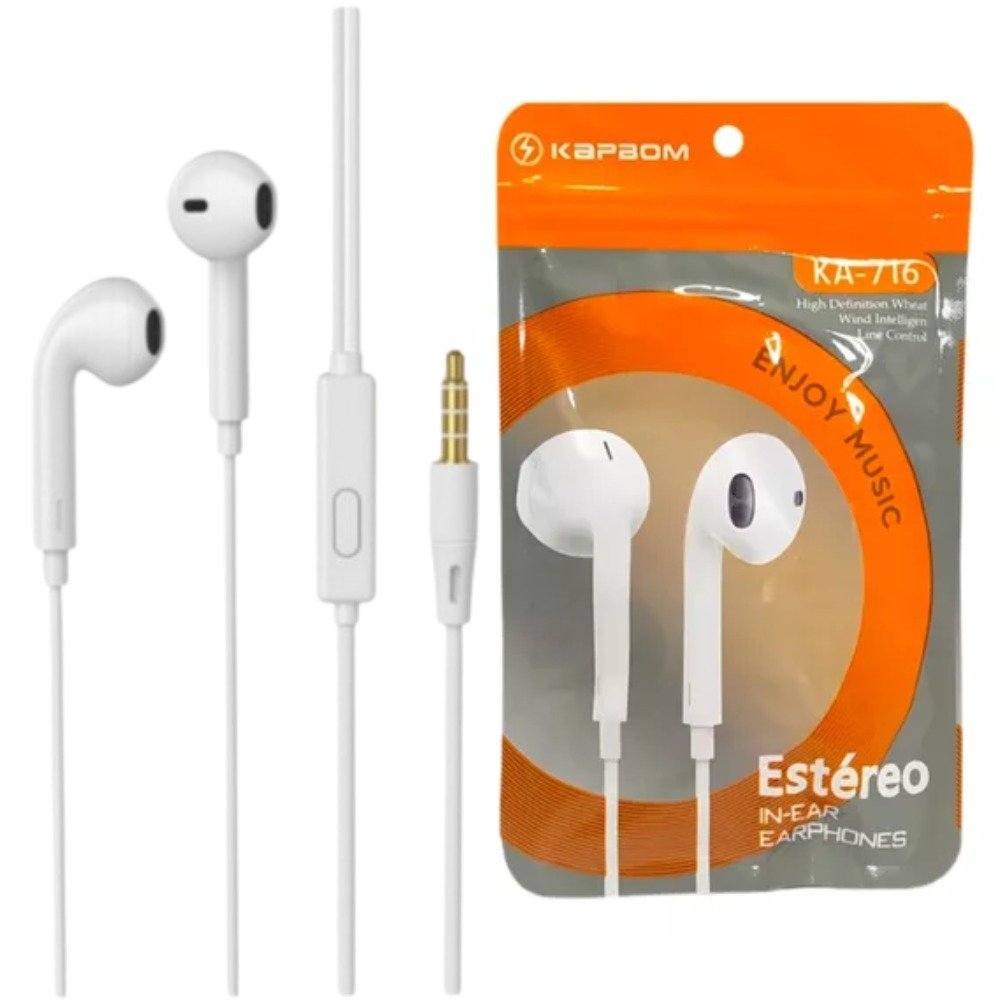 FONE DE SAQUINHO KA-716 ESTERE IPHONE