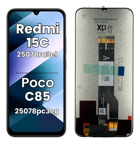 (CAIXA 027) REDMI 15C-POCO C85 PRETO S/ARO NN COMPATIVEL 4G OU 5G