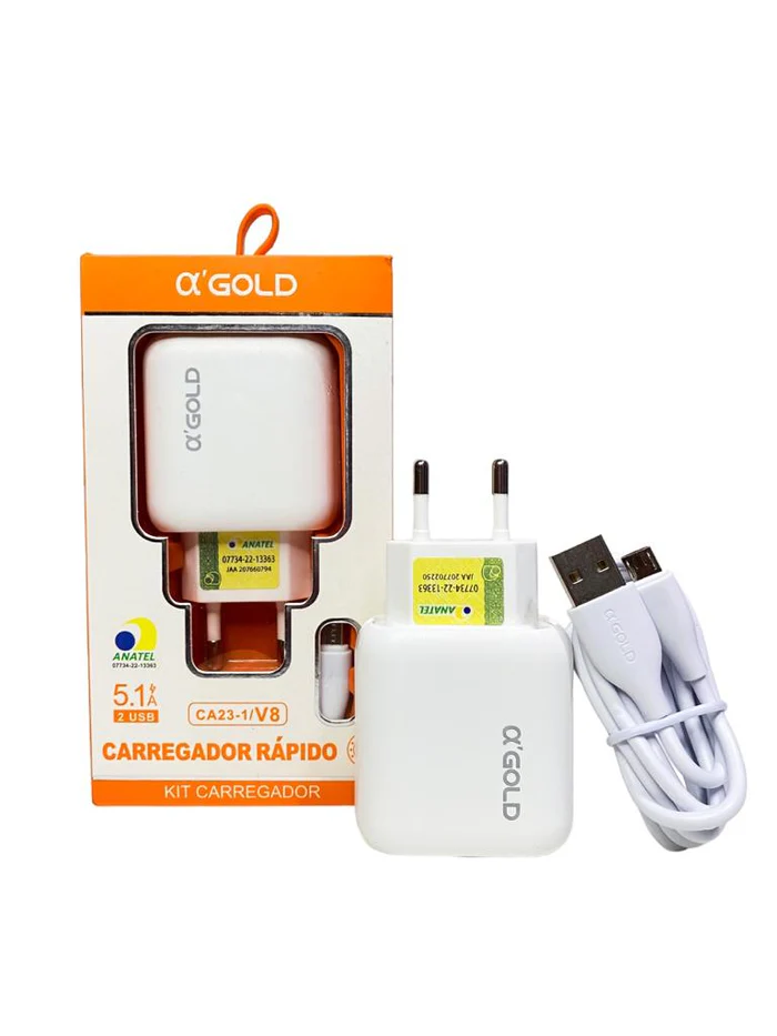 CARREGADOR V8 GOLD 5.1