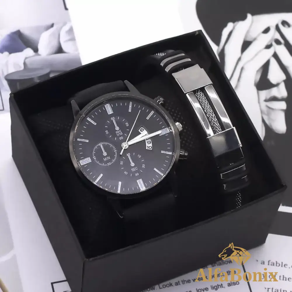 KIT RELOGIO+PULSEIRA