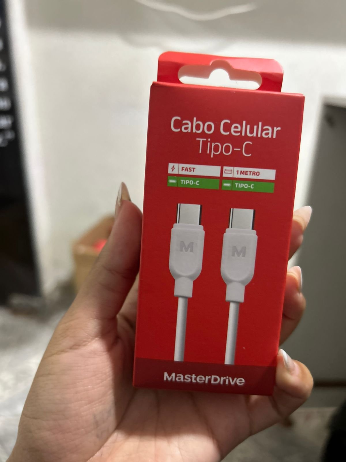 CABO CELULAR TIPO-C PRA TIPO-C MASTERDRIVE