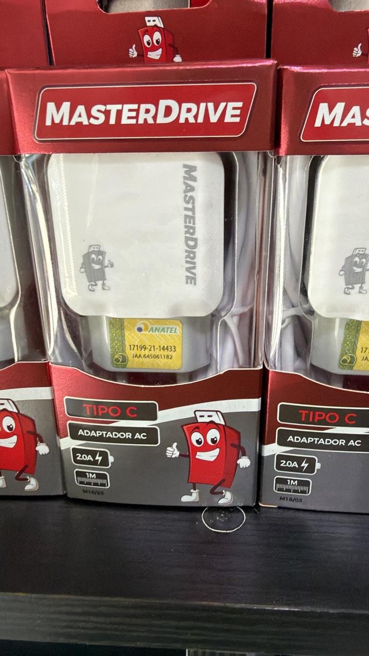 CARREGADOR COMPLETO TIPO-C MASTERDRIVE 