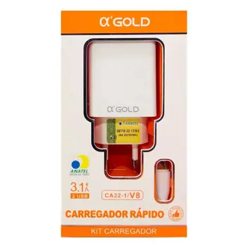 CARREGADOR V8 GOLD 3.1