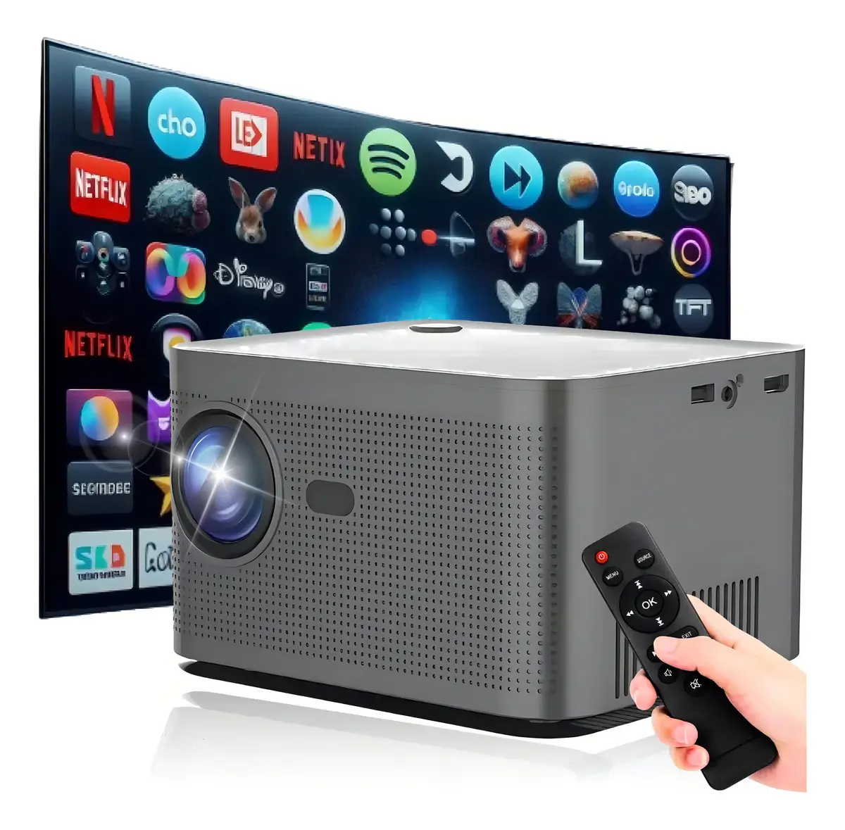 PROJETOR MBOX LED