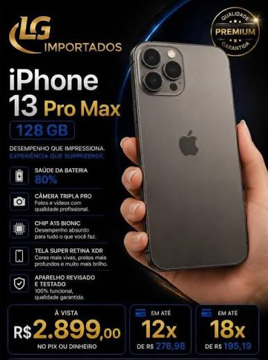CELULAR IPHONE 13 PRO MAX BATERIA 88% 128 GB