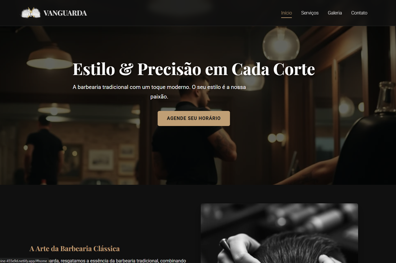 Site Barbearia