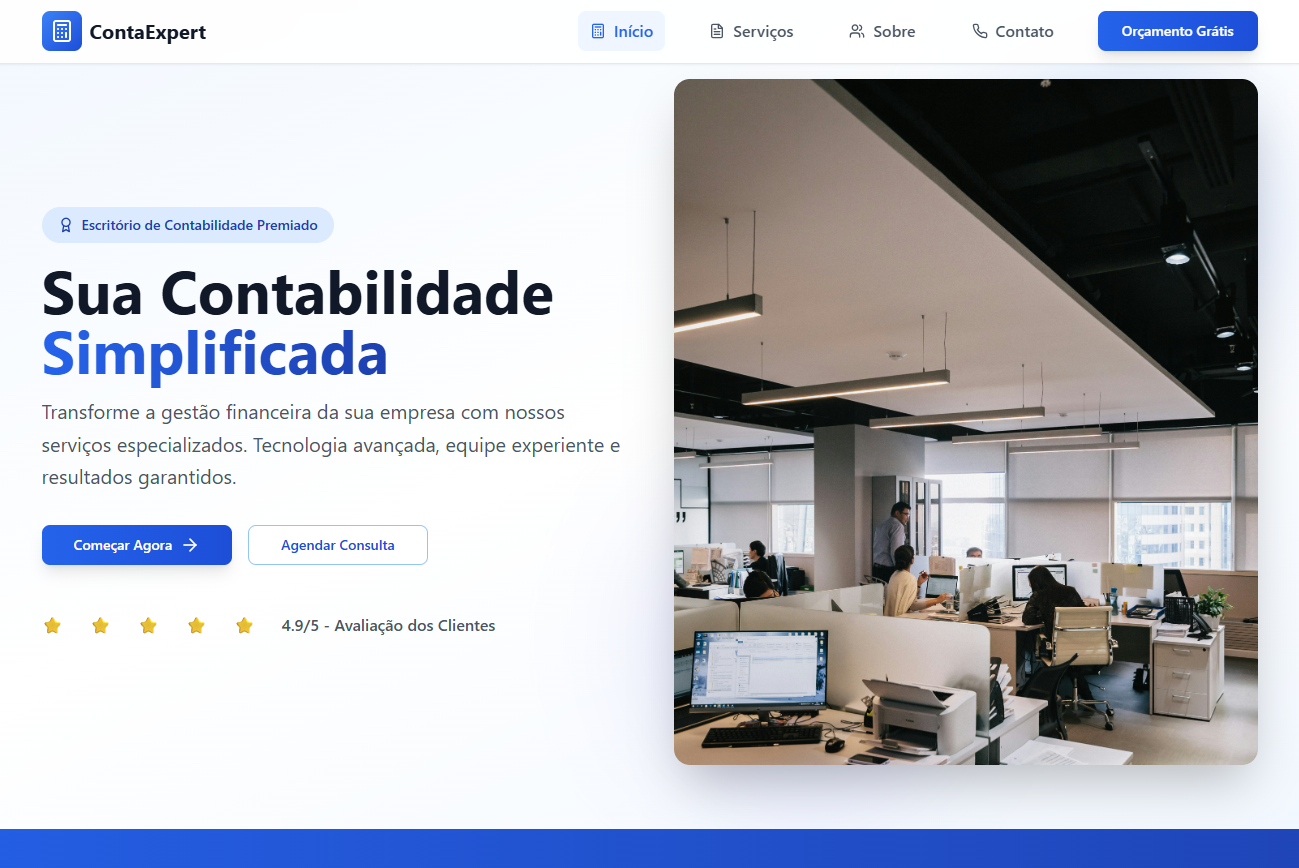Site Escritório Contábil