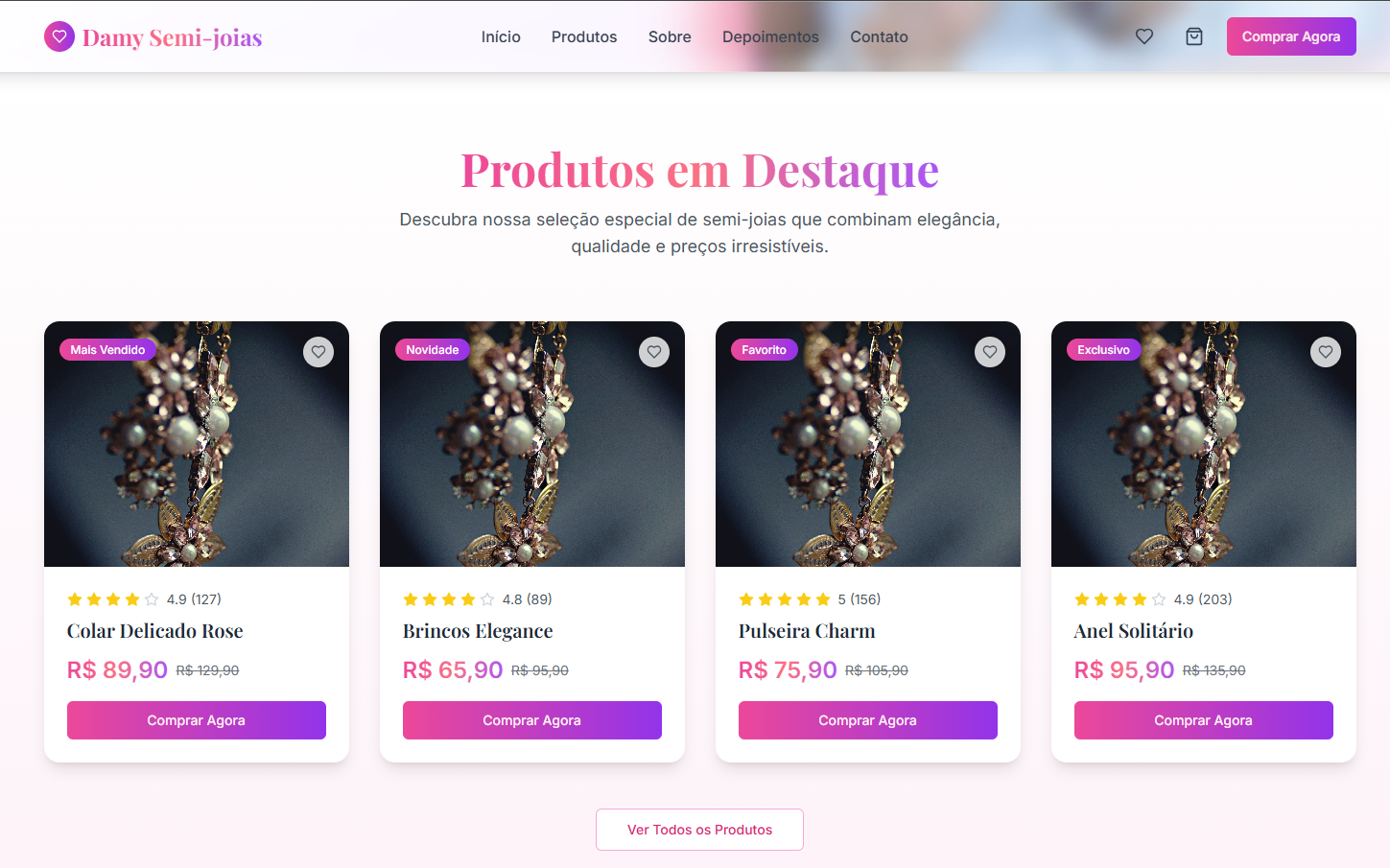 Site Joias